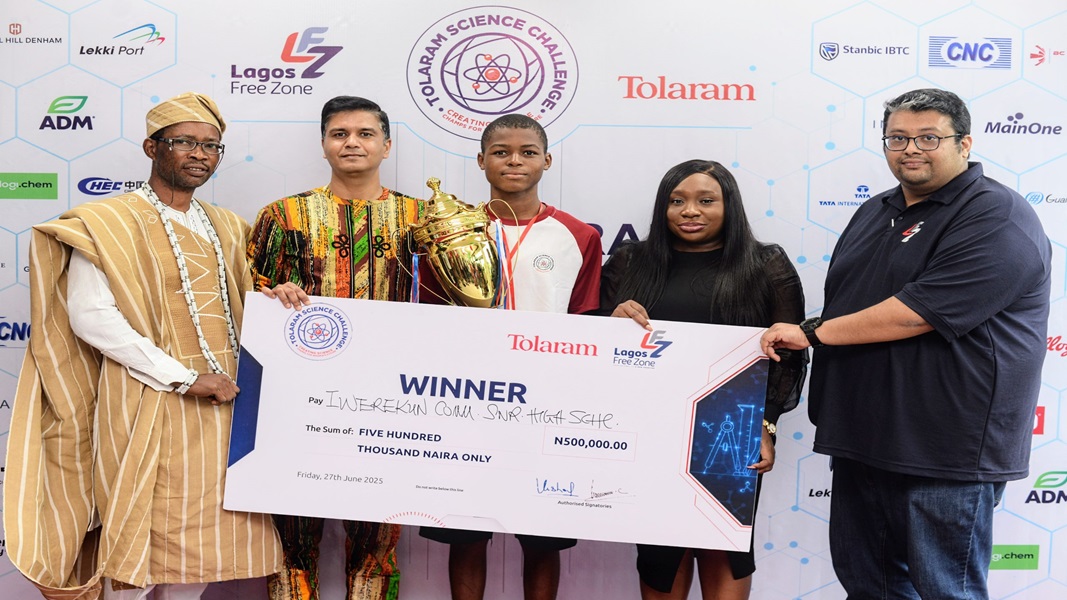 Iwerekun Community Senior High School wins Tolaram Science Challenge